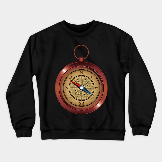 Compass Crewneck Sweatshirt by Casual Wear Co.